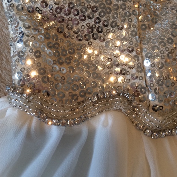 City Studio Formal Sequin Strapless Dress - Picture 2 of 4