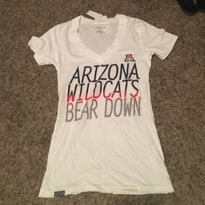 White University of Arizona shirt
