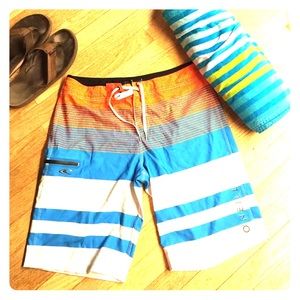 Men's O'neill board shorts multi-colored