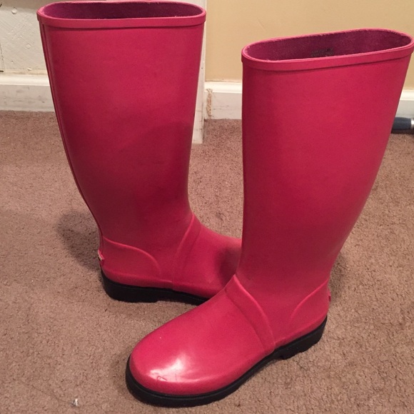 Ralph Lauren Sport Pink Rainboots