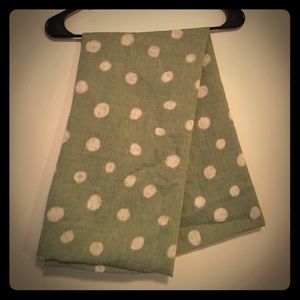 Polka dot infinity scarf