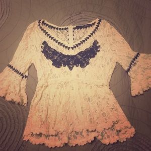 Sugar Lips Peplum Lace