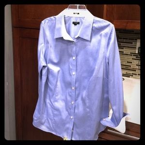 Talbots blue Tailored shirt