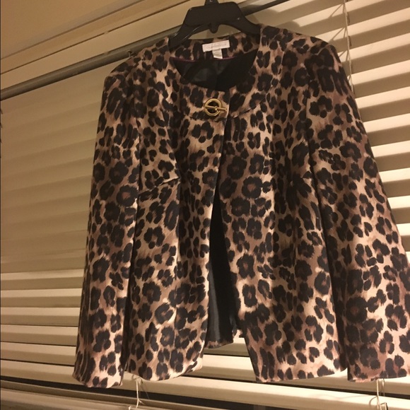 Charter club leopard print blazer - Picture 1 of 1