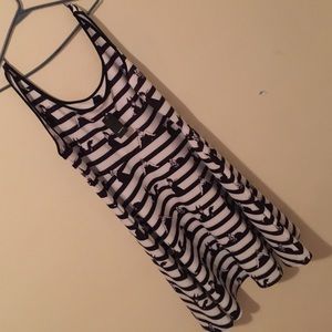 Torrid Disney villains black & white skater dress.