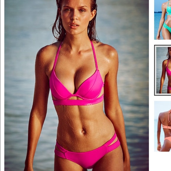 Victoria Secret banded hottie halter top swimwear