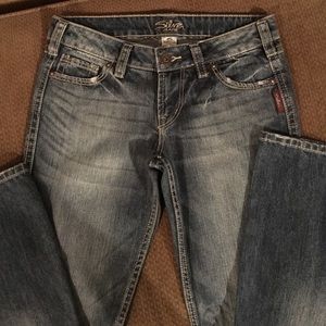 Silver Brand Twisted Jeans- Boot Cut- Distressed