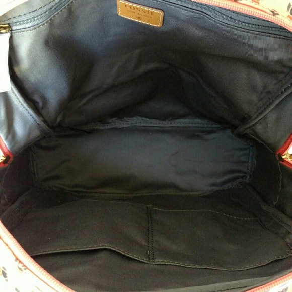 NEW Fossil Key-Per Coral Multi Owl Backpack - Picture 4 of 4