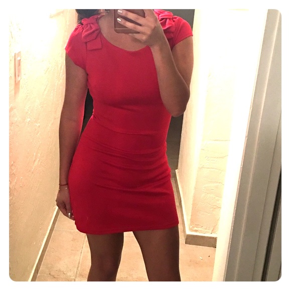 Red dress