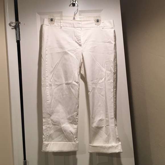 White J. Crew capris - Picture 1 of 3