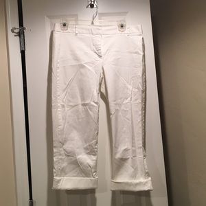 White J. Crew capris