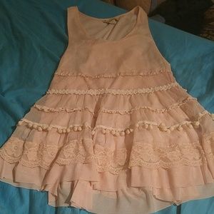 Pink baby doll shirt