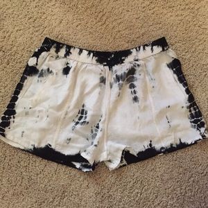 Tie dye shorts