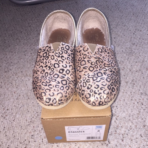 Sparkly leopard classic toms