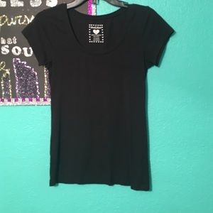 Plain black dressy tshirt
