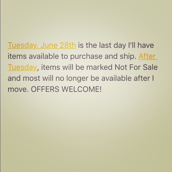 LAST DAY TO BUY!