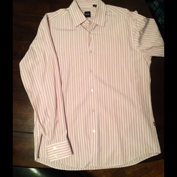 Price drop! Men's striped Hugo Boss dress shirt