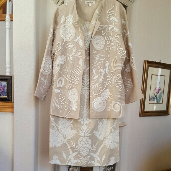 LINEN Island Wedding Linen 2 piece outfit, dress