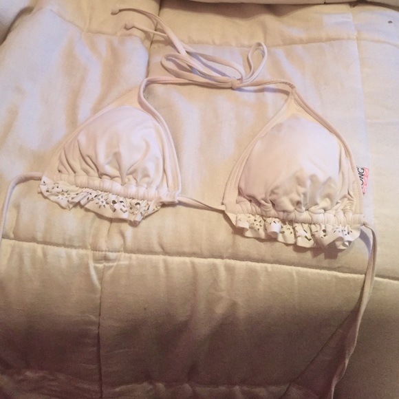 Billabong white bikini top