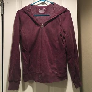 Purplish zip up hoodie