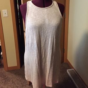 Shimmery pink sleeveless tunic. Size XL.