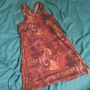 Paisley cotton baby doll shirt