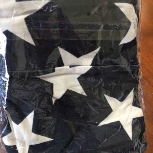 Black and white Stars and Stripes Lularoe legging