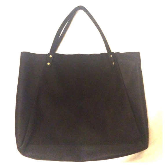 Nubuck leather tote American apparel