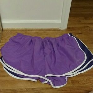 Nike Dry-fit running shorts.