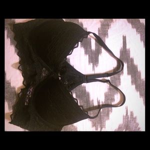 PINK size S geo lace light-push bralette