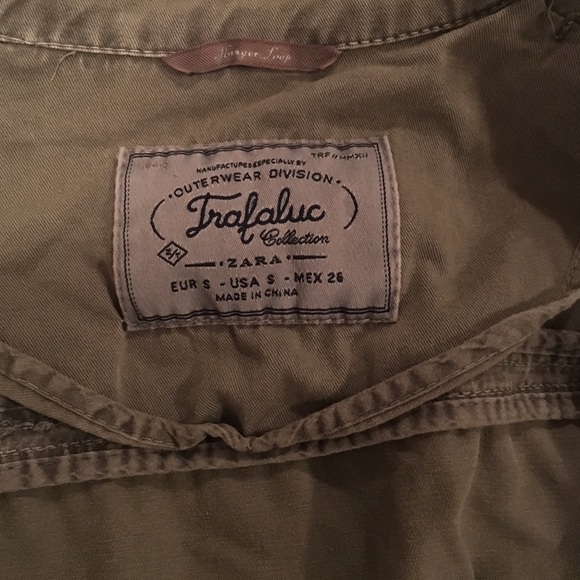 Zara Army Jacket - Picture 2 of 4