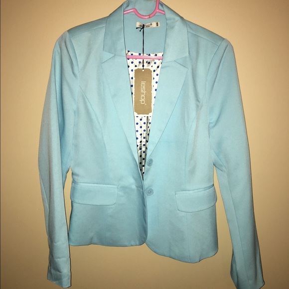 💙 Tiffany Blue Blazer - Size Medium