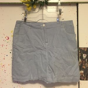 High-Waisted Striped Skirt