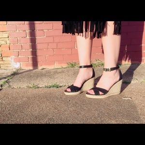 Sam Edelman Black Brenda Wedge