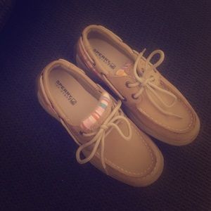 WORN ONCE! CHILD SIZE 13 authentic Sperrys!!!