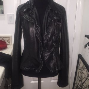 Free People leather Jacket never worn