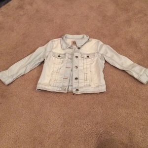 Half sleeve jean jacket!