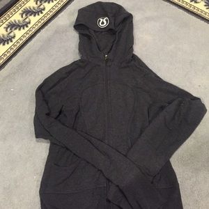 Heathered gray Lululemon zip up