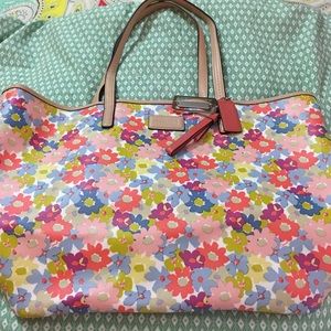 Coach - Floral medium handbag