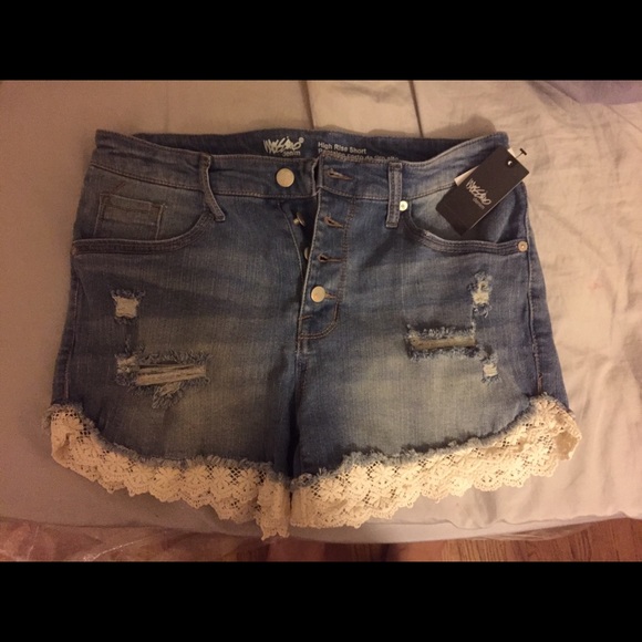 Denim shorts