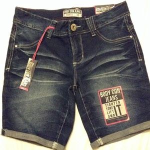 Bodycon Jean shorts