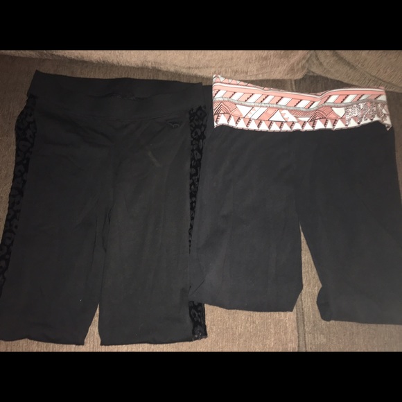 Victoria secret leggings- 2 pairs size small