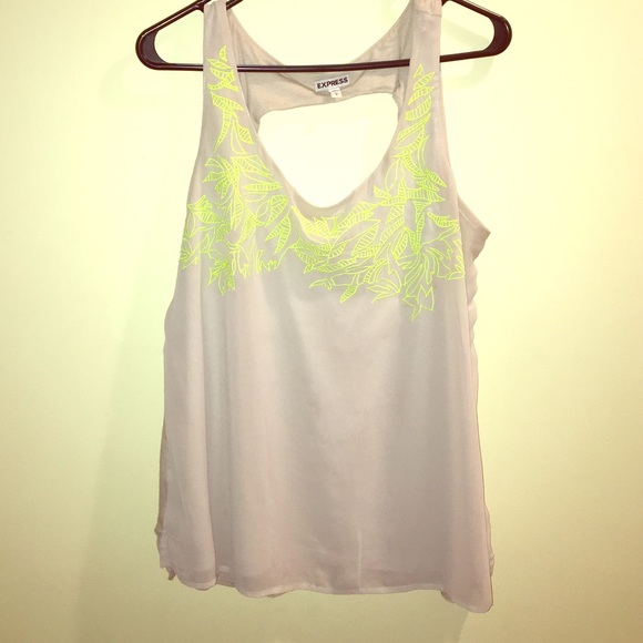 Cute cotton and polyester tank top from Express!