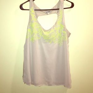 Cute cotton and polyester tank top from Express!