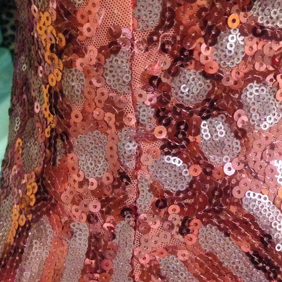 Bebe Addiction Sequence Pink Dress - Picture 3 of 4