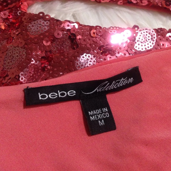 Bebe Addiction Sequence Pink Dress - Picture 4 of 4