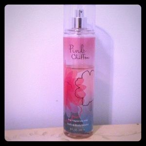 Bath and body works pink chiffon fragrance mist