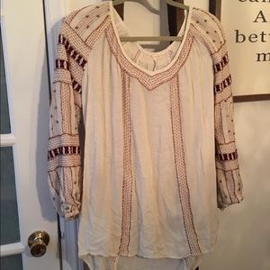 Free People Boho Peasant Top, S/P
