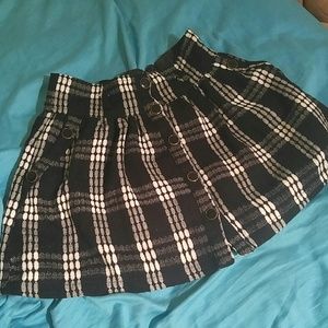 Button up school girl skirt