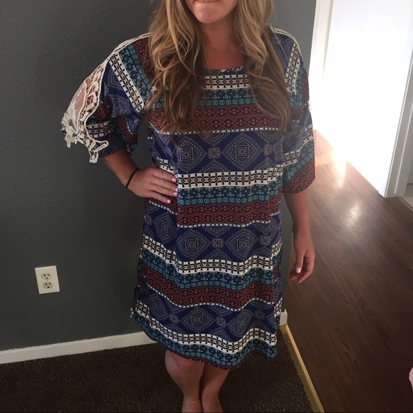 Dresses & Skirts - Tribal lace dress